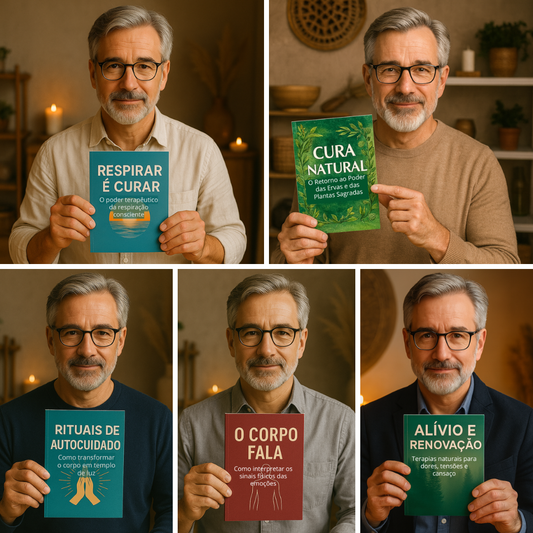 🔷 Coleção Bem-Estar Essencial – 5 Guias para o Cuidado Integral do Corpo