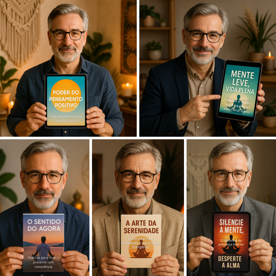 🔷 Coleção Harmonia Mental – Caminhos para Foco, Serenidade e Presença