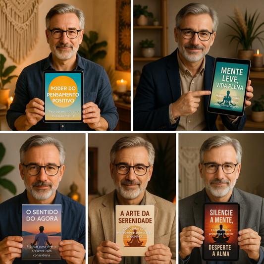 🔷 Coleção Harmonia Mental – Caminhos para Foco, Serenidade e Presença